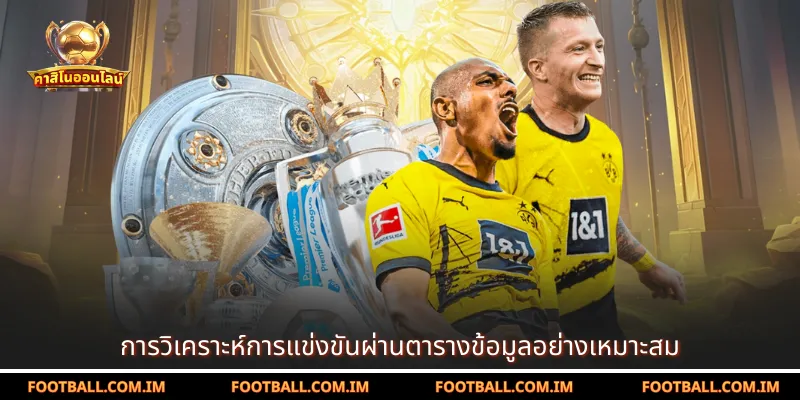 การวิเคราะห์การแข่งขันผ่านตารางข้อมูลอย่างเหมาะสม